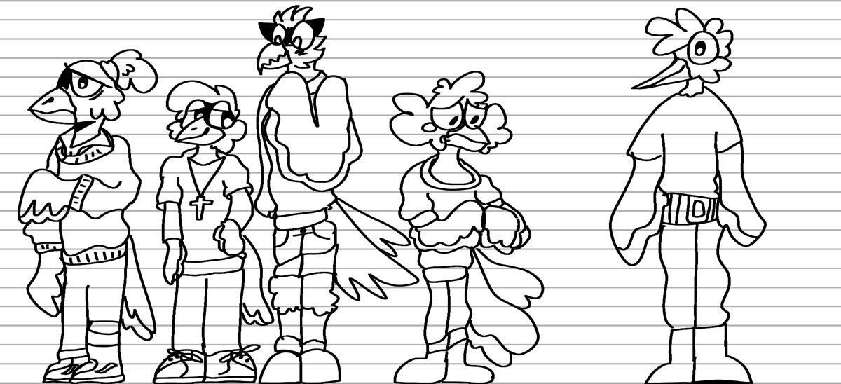 Character line up (WIP)